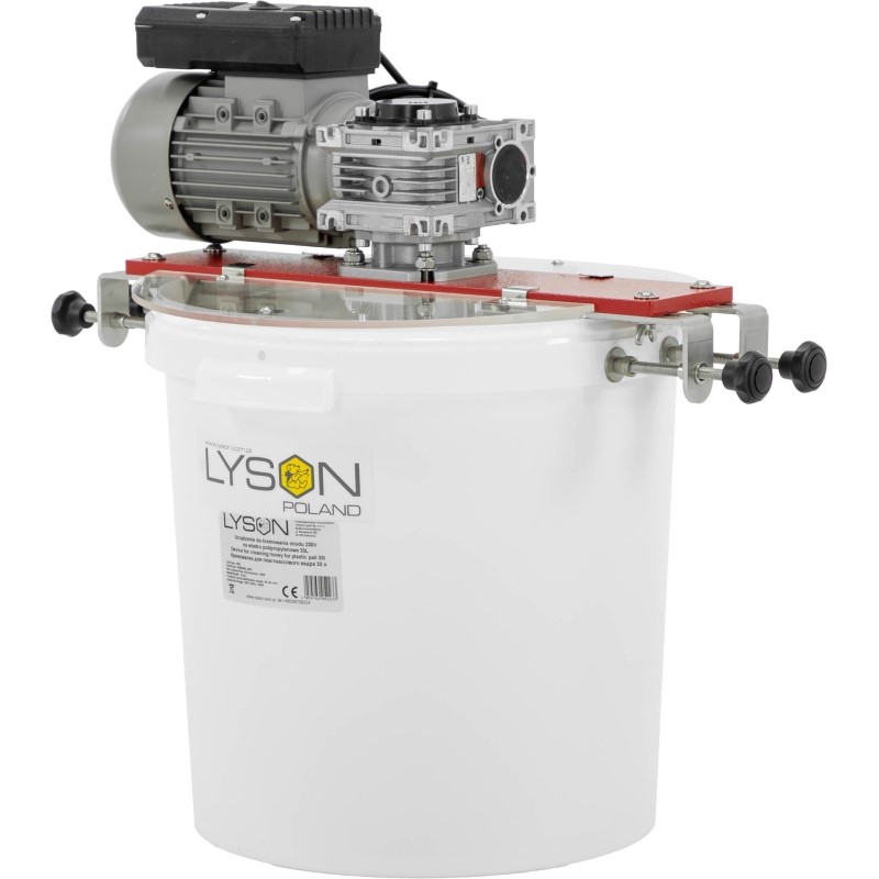 Honigrührgerät 230V zum Aufsetzen auf Kunststoffeimer ca. 33 L, original Lyson Artikel W200400
