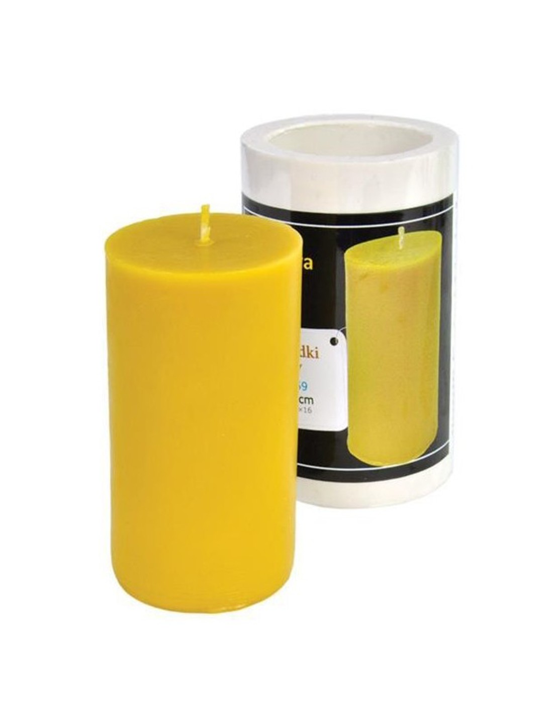 Silikonform kleine Stumpenkerze FS59