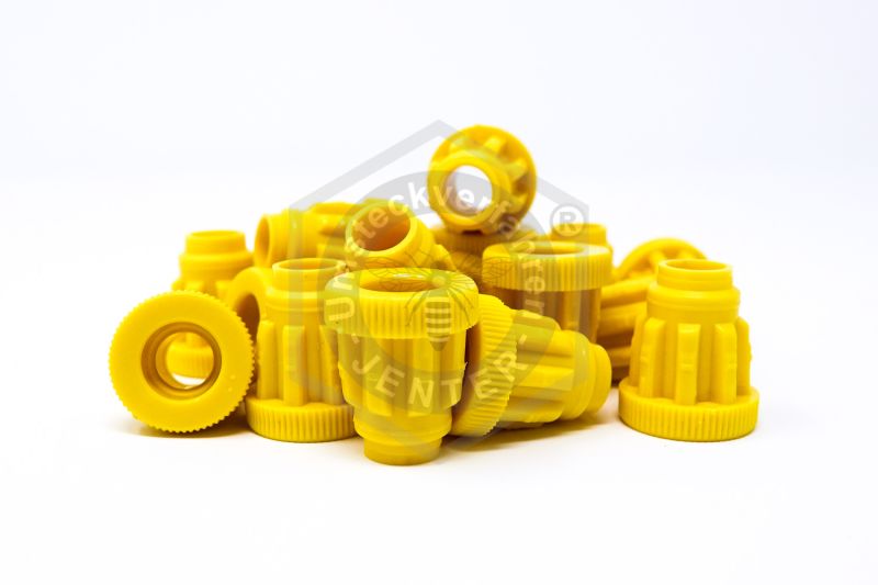 Jenter Zellenträger,  gelb und gerippt 50 St.