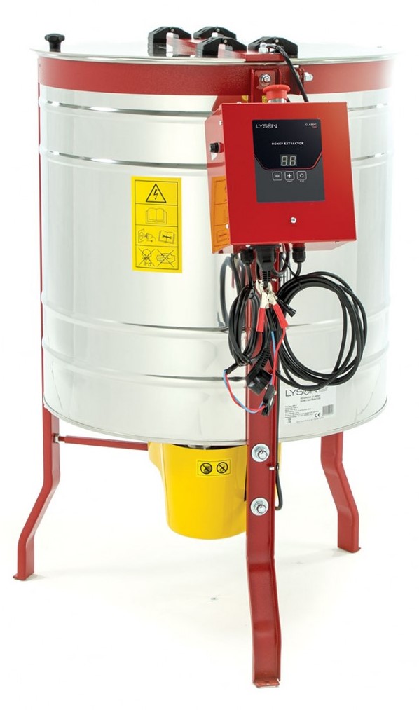 4 Waben Schleuder  DN/Za/Langstroth 12/230 V, 60 cm, CLASSIC-Line, Lyson Artikei W2013