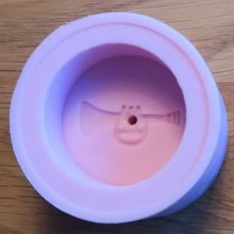 Teelichtform "Trompete"