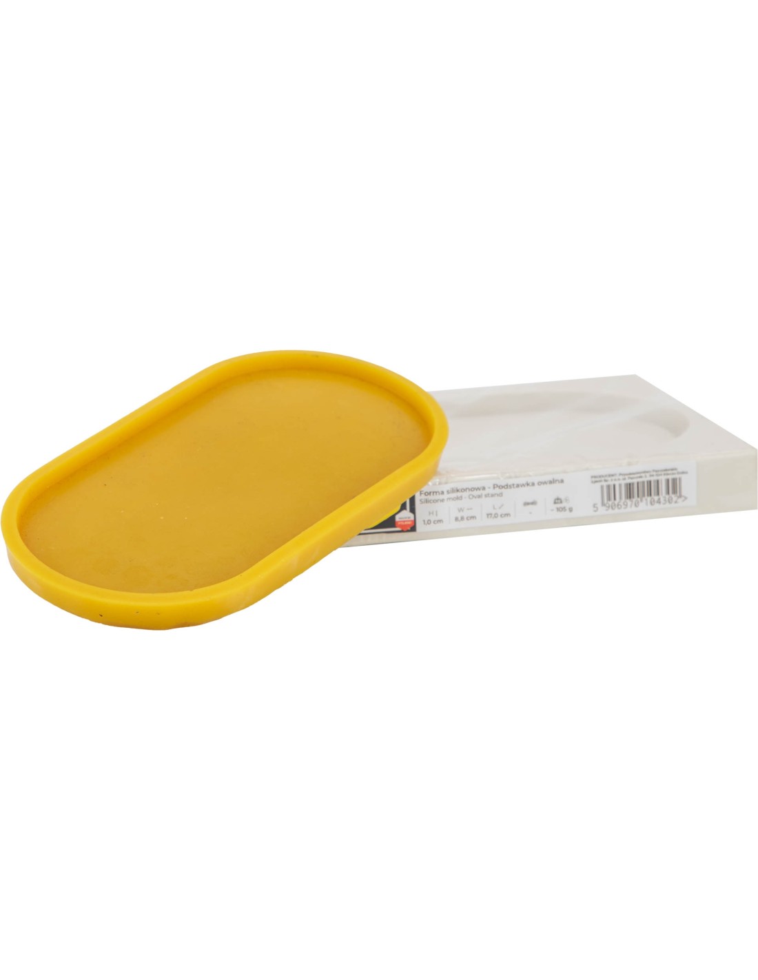 Silikonform Ovaler Untersetzer FS599