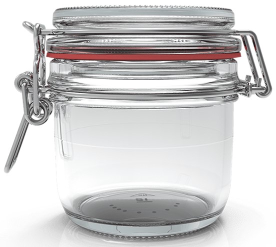Drahtbügelglas 255ml  1404 St./ Palette  NC 110335120061