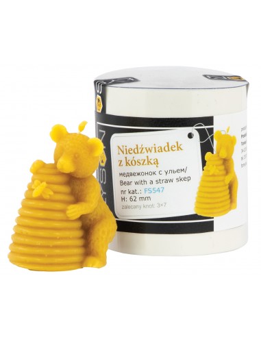 Silikonform - Ein Bär mit Bienenkorb FS547