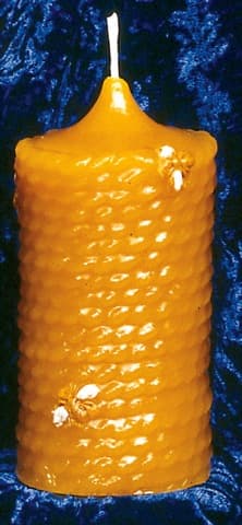 Kerzenform 819 Bienenkorbkerze mit Bienen 11 cm