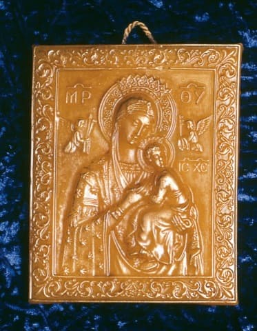 Kerzenform 319 Ikone Maria, Relief