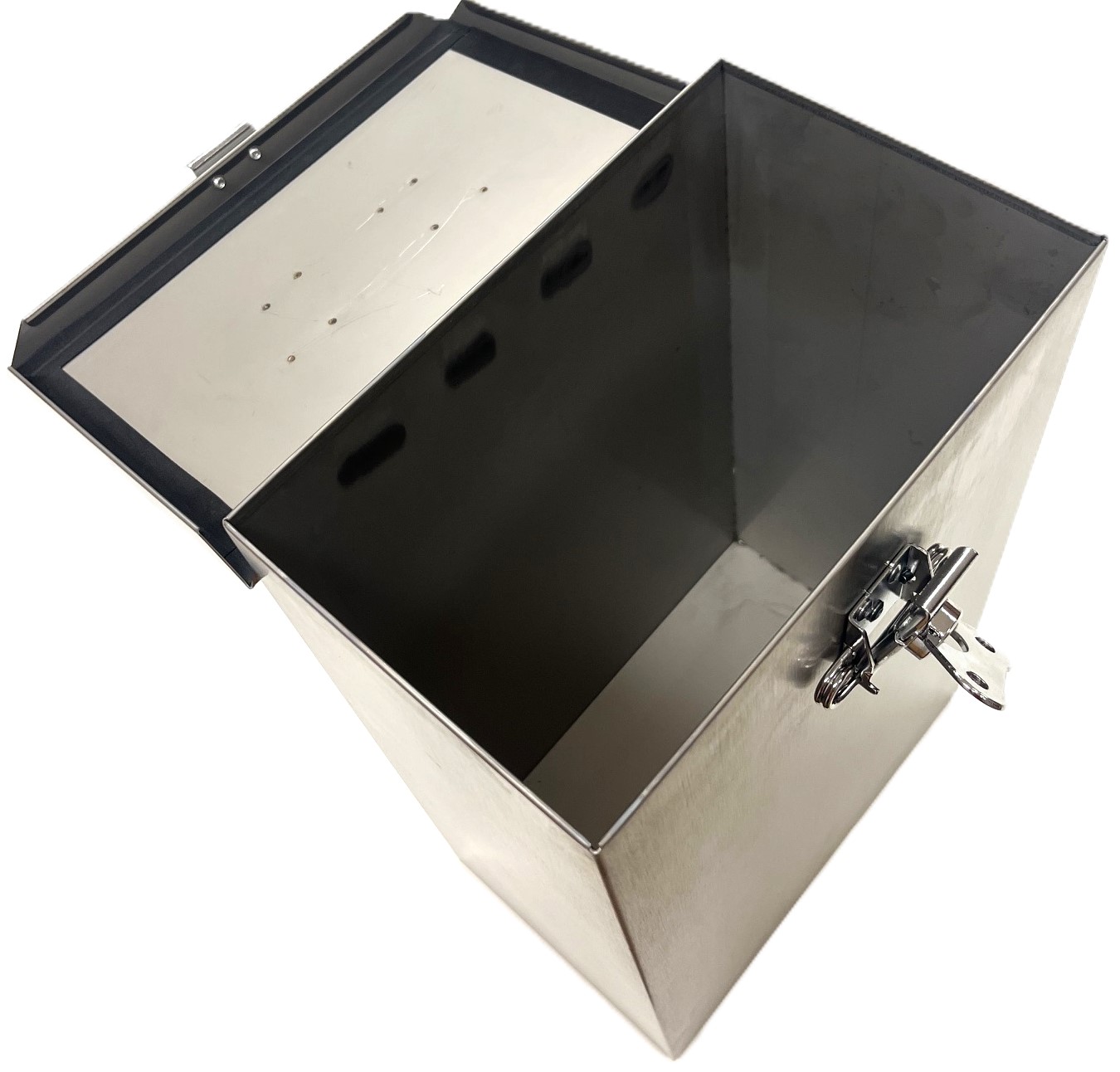 Aufbewahrungs- und Transportbox für Smoker (Rauchbläser) Edelstahl