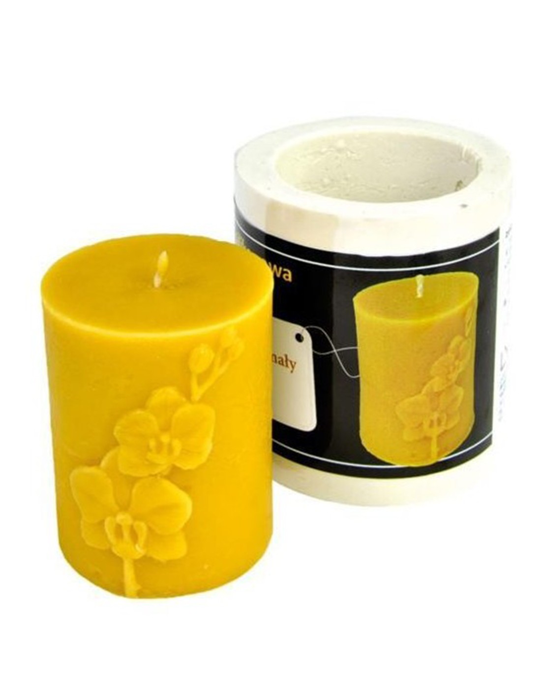 Silikonform Die Walze mit einer Orchidee, klein FS57