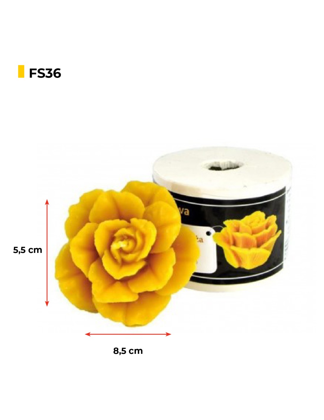 Silikonform Rose FS36