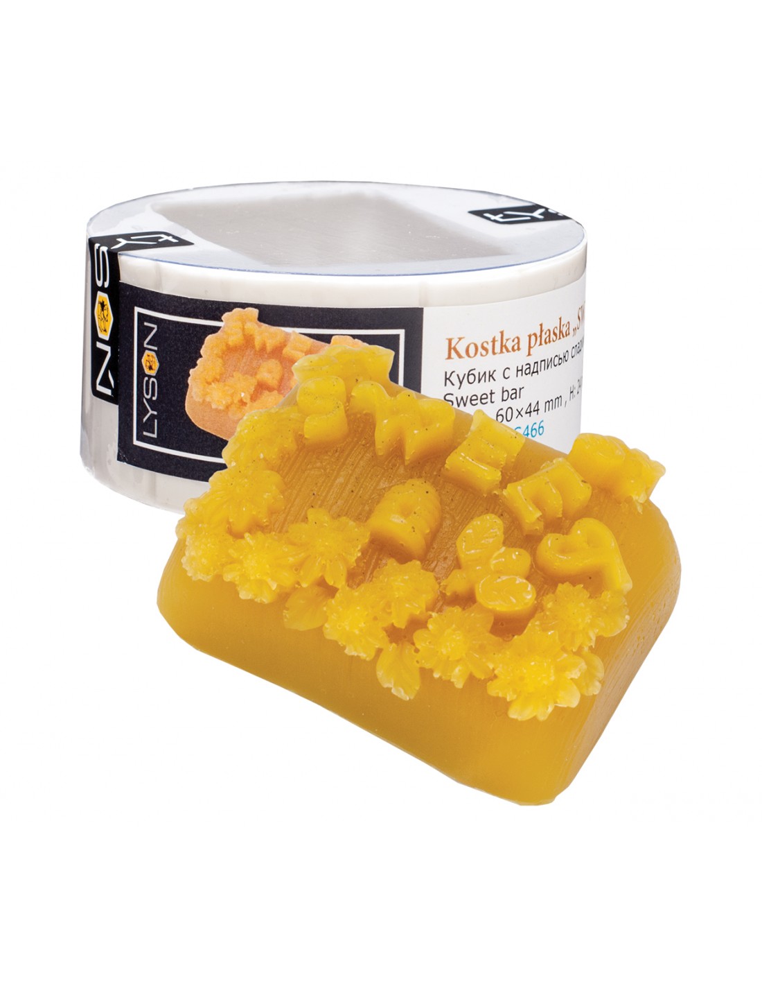 Silikonform - Flacher Würfel - sweet FS466