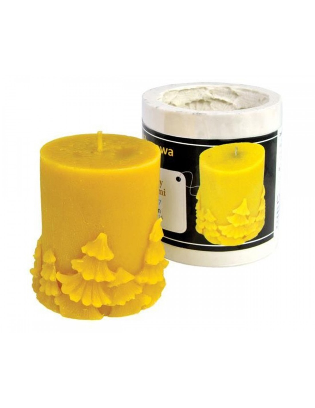 Silikonform Die Walze mit Weihnachtsbäumen, klein FS27