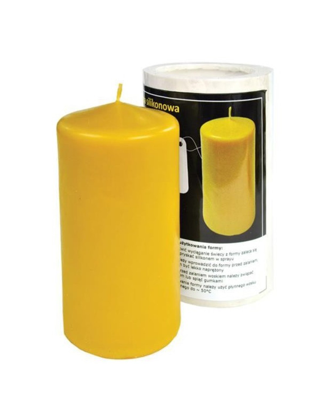 Silikonform Stumpenkerze Groß FS53