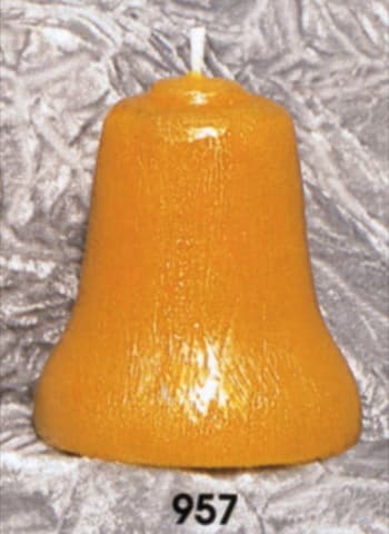 Kerzenform 957 Glockenkerze mit Struktur