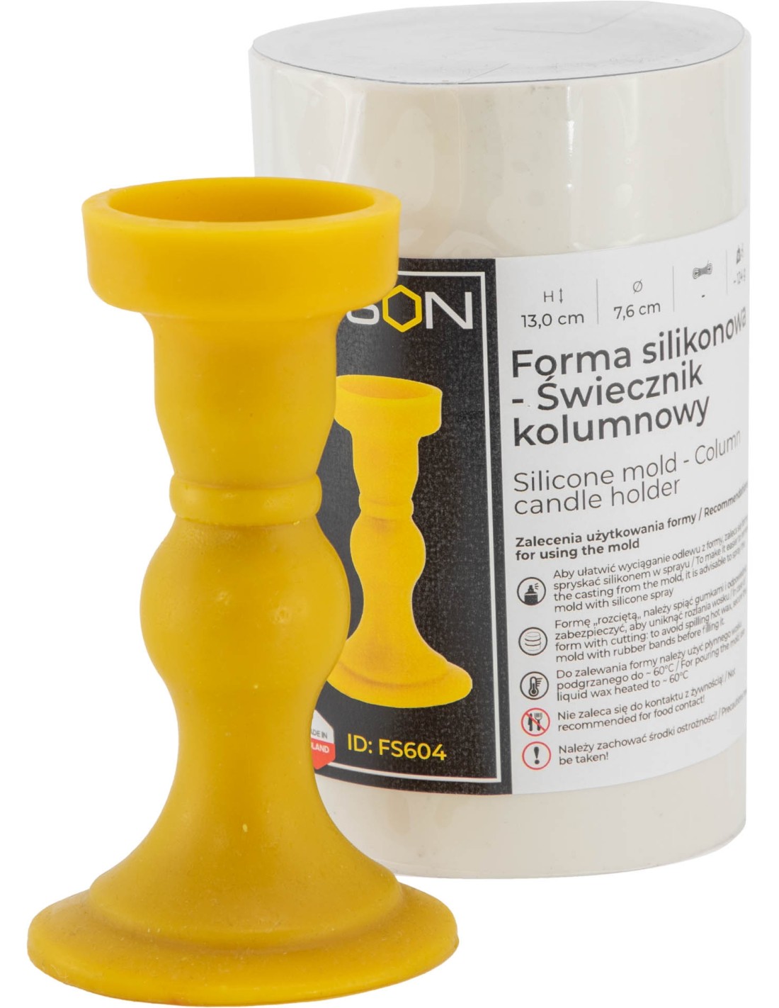 Silikonform – Kerzenhalter FS604