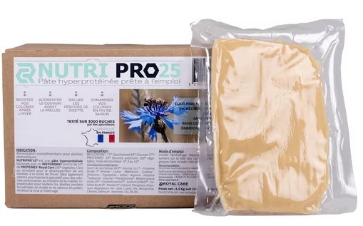 Nutri Pro25 10 x 450 g, hochwertiger Protein-Fertig Futterteig für Bienen (25 % pflanzliches Protein)