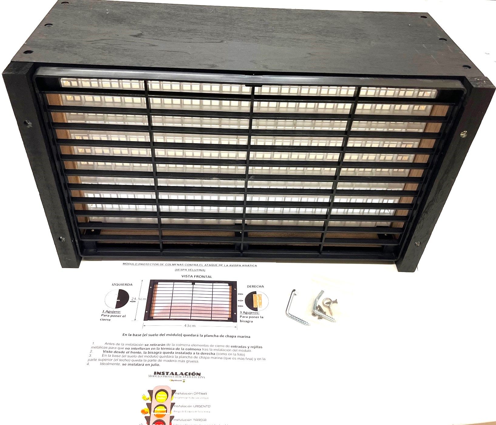 Velutina-Abwehrkäfig (Vespaschutzgitter, Maulkorb)