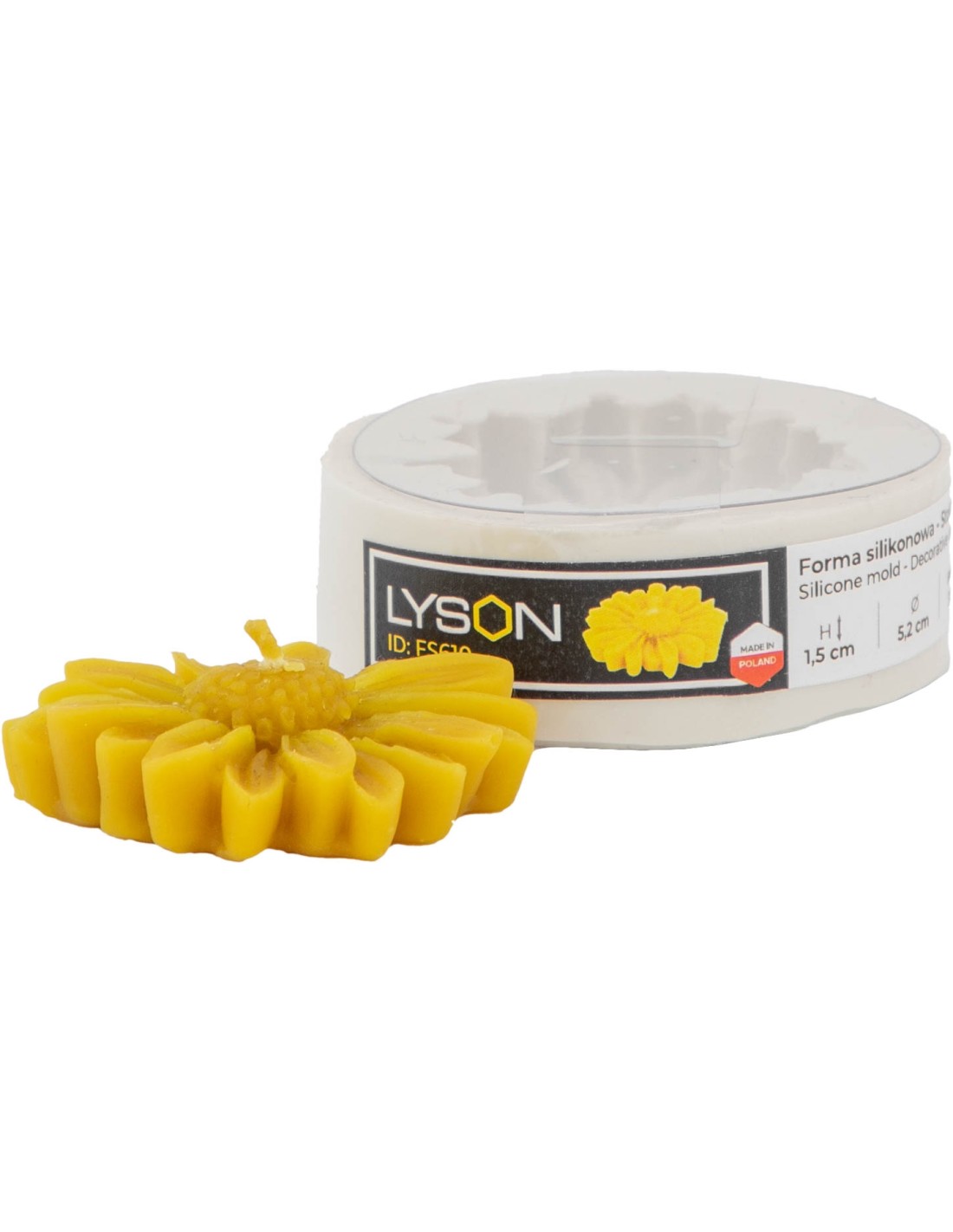 Silikonform – Dekoratives Gänseblümchen FS610