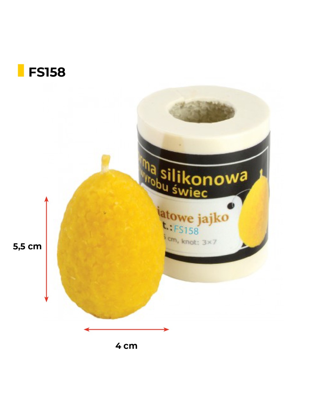 Silikonform Blumenei, klein FS158