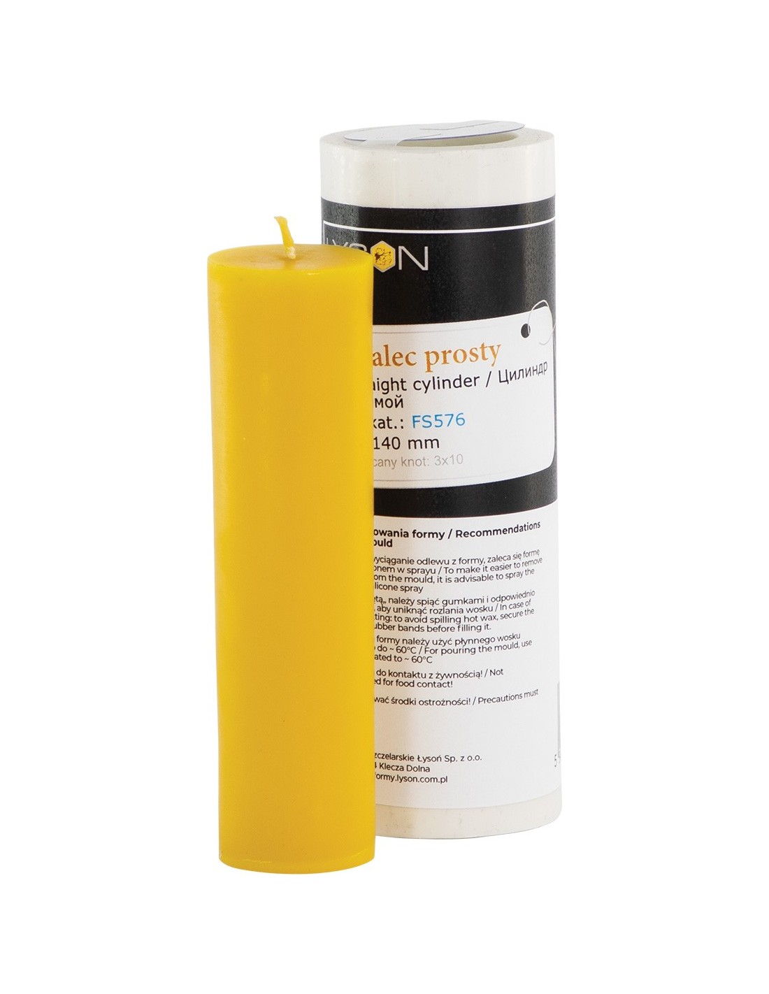Silikonform - Gerade zylinder FS576