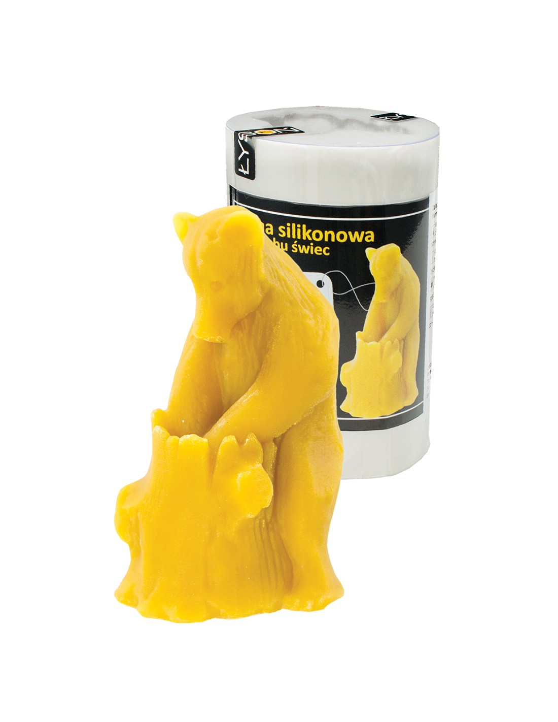 Silikonform - Bär mit Honig FS209