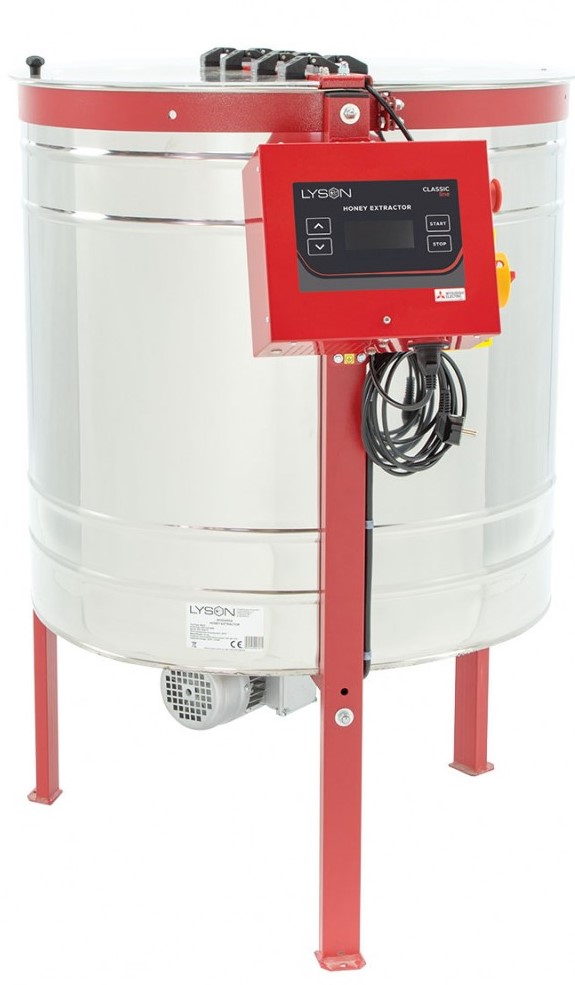 4 Waben Selbstwendeschleuder Za/Langstroth 230 V Vollautomatik 72 cm, Classic line, original Lyson Artikel W201300AMR_DNM