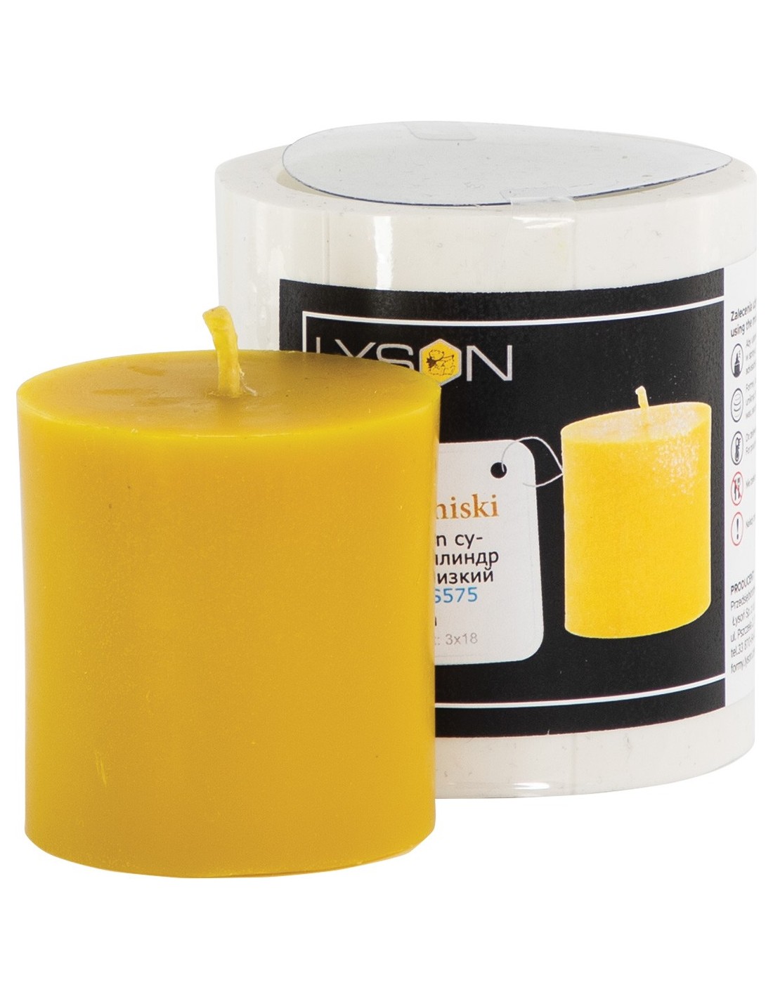 Silikonform - kleine Stumpenkerze FS575