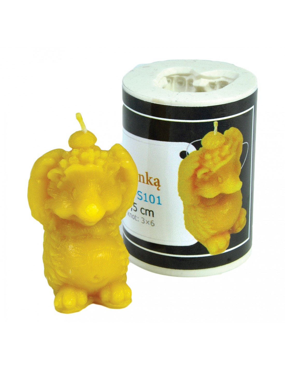 Silikonform Igel Mit Einem Marienkäfer FS101