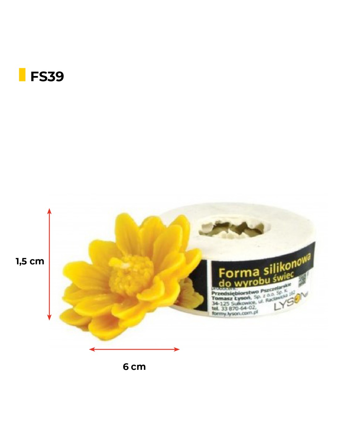 Silikonform Die Schwimmende Margerite FS39