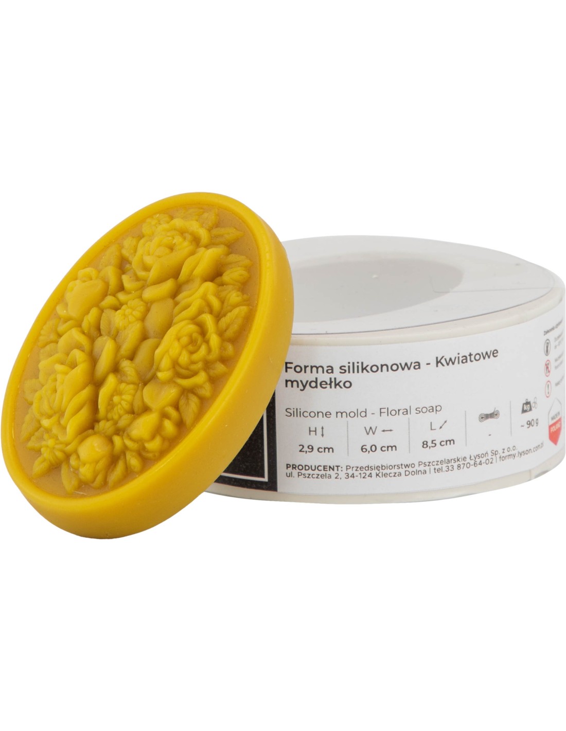 Silikonform – Blumenseife FS600