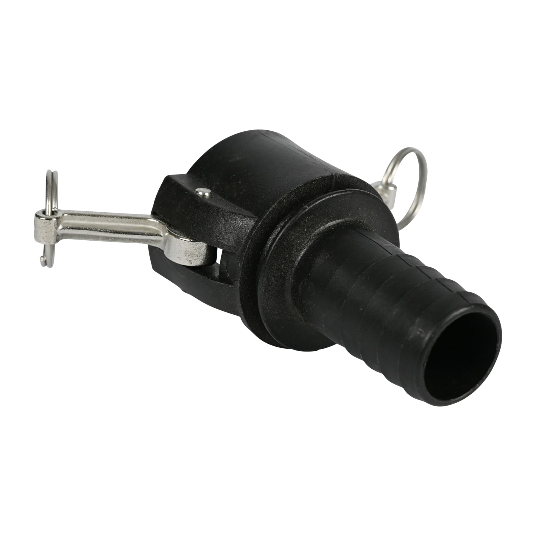 Schnellkupplung (Quickkupplung) a. PP Kunststoff mit Schlauchtülle  Außendurchmesser  39 mm ( Schlauchkupplung 1 1/2 Zoll) Swienty Artikel  Nr. 110183