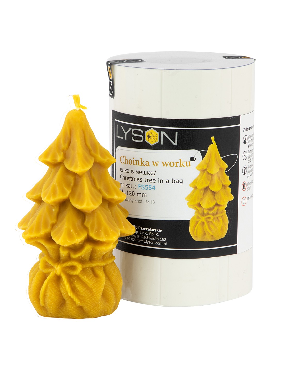 Silikonform - Weihnachtsbaum in einem Sack FS554