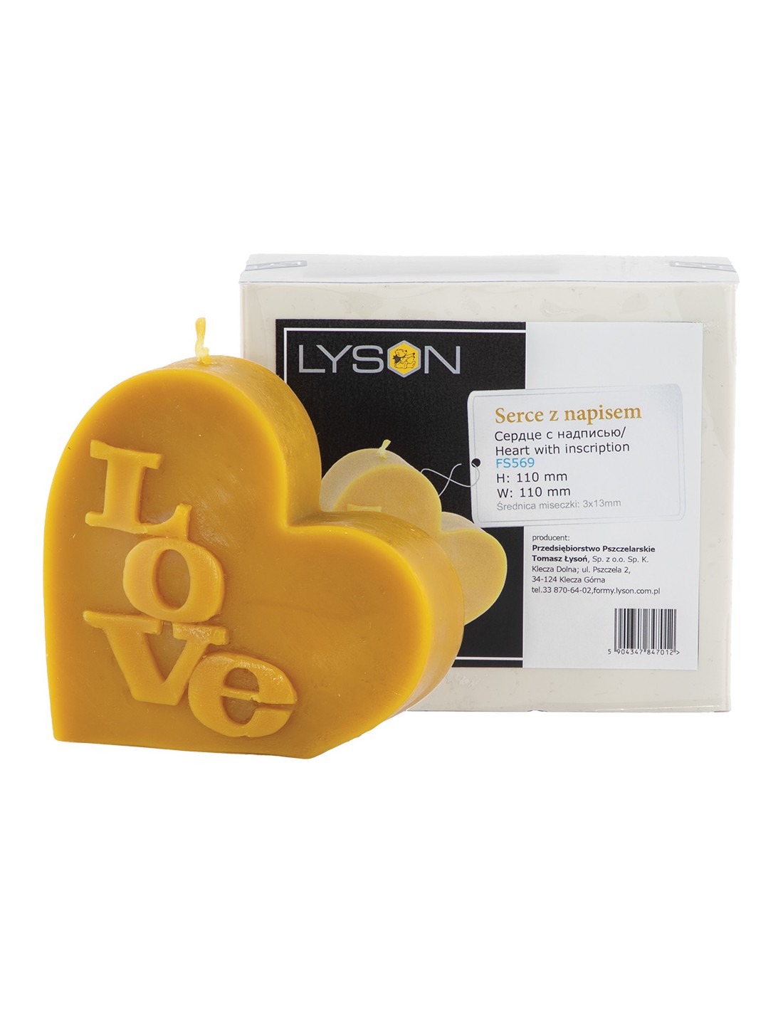 Silikonform – Herz „LOVE“ FS569
