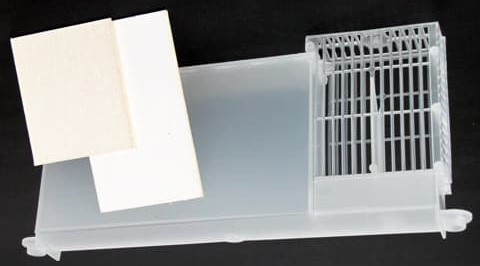 Nassenheider Verdunster Classic mit Schutzgitter und 2 Dochten für in ein leeres Rähmchen,  Hersteller Artikel Nr. 30002,