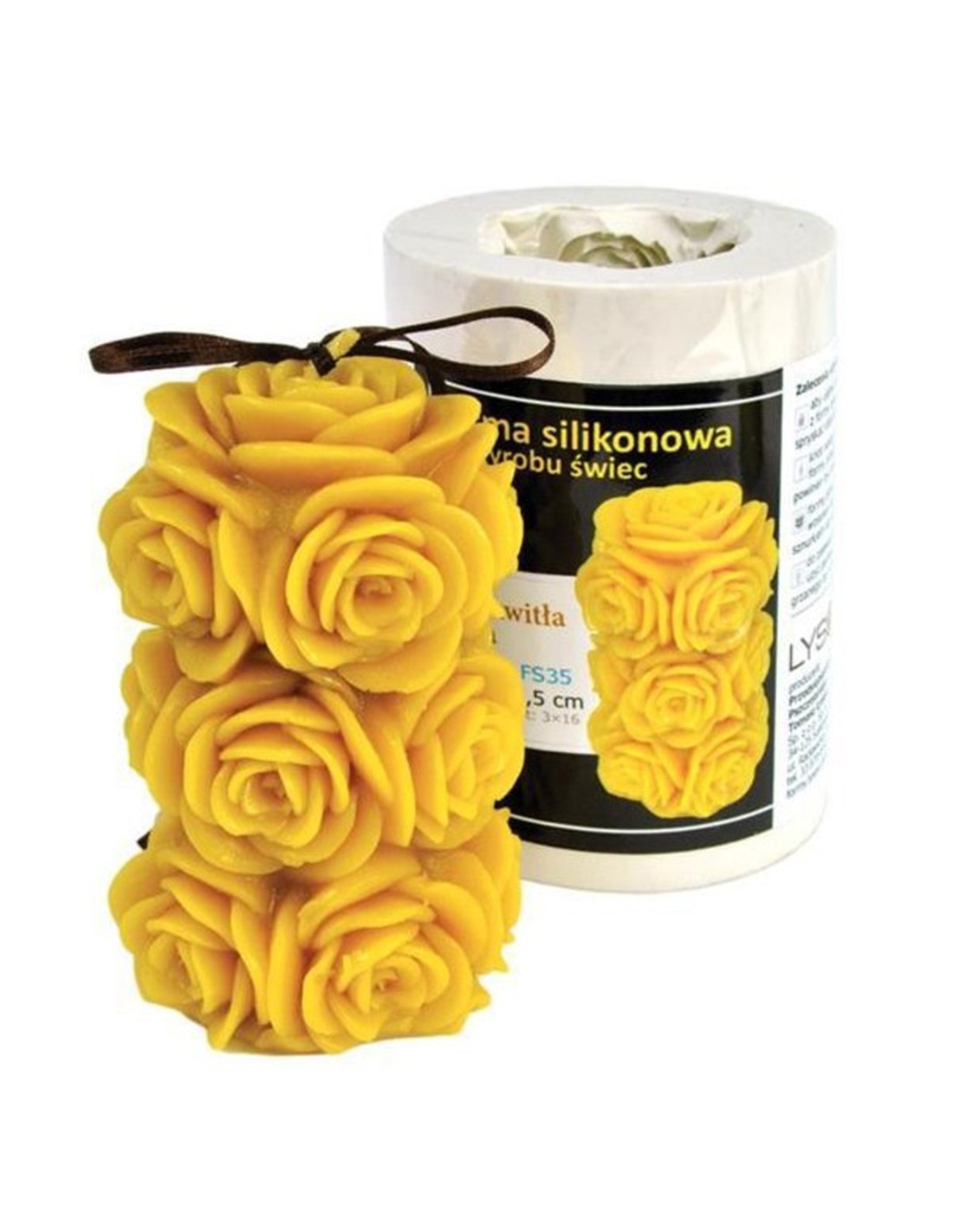 Silikonform Die blühende Rose FS35