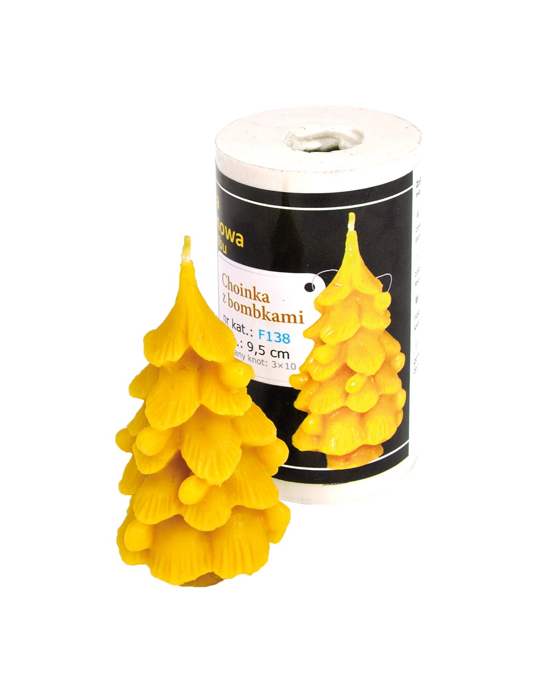 Silikonform Der Weihnachtsbaum mit Weihnachtskugeln F138