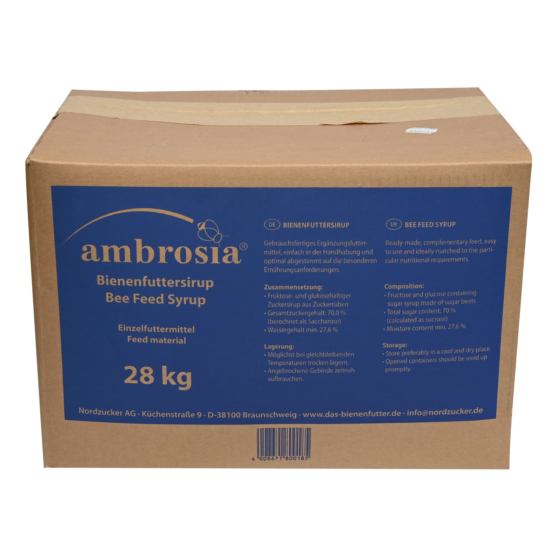 Ambrosia Sirup 28 kg Nachfüllpackung