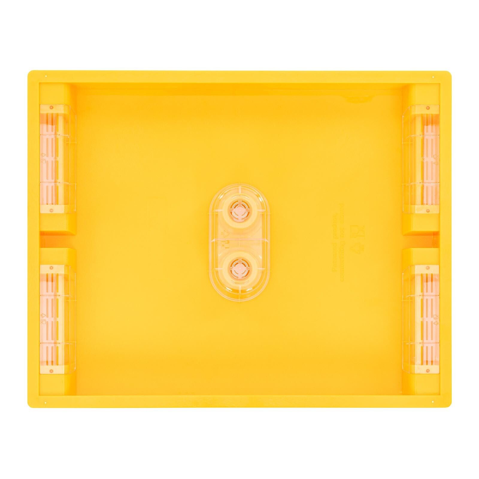 Futtertrog/Futterzarge Langstroth aus Hartplastik mit 6 Aufstiegen, 4,5 L, gelb