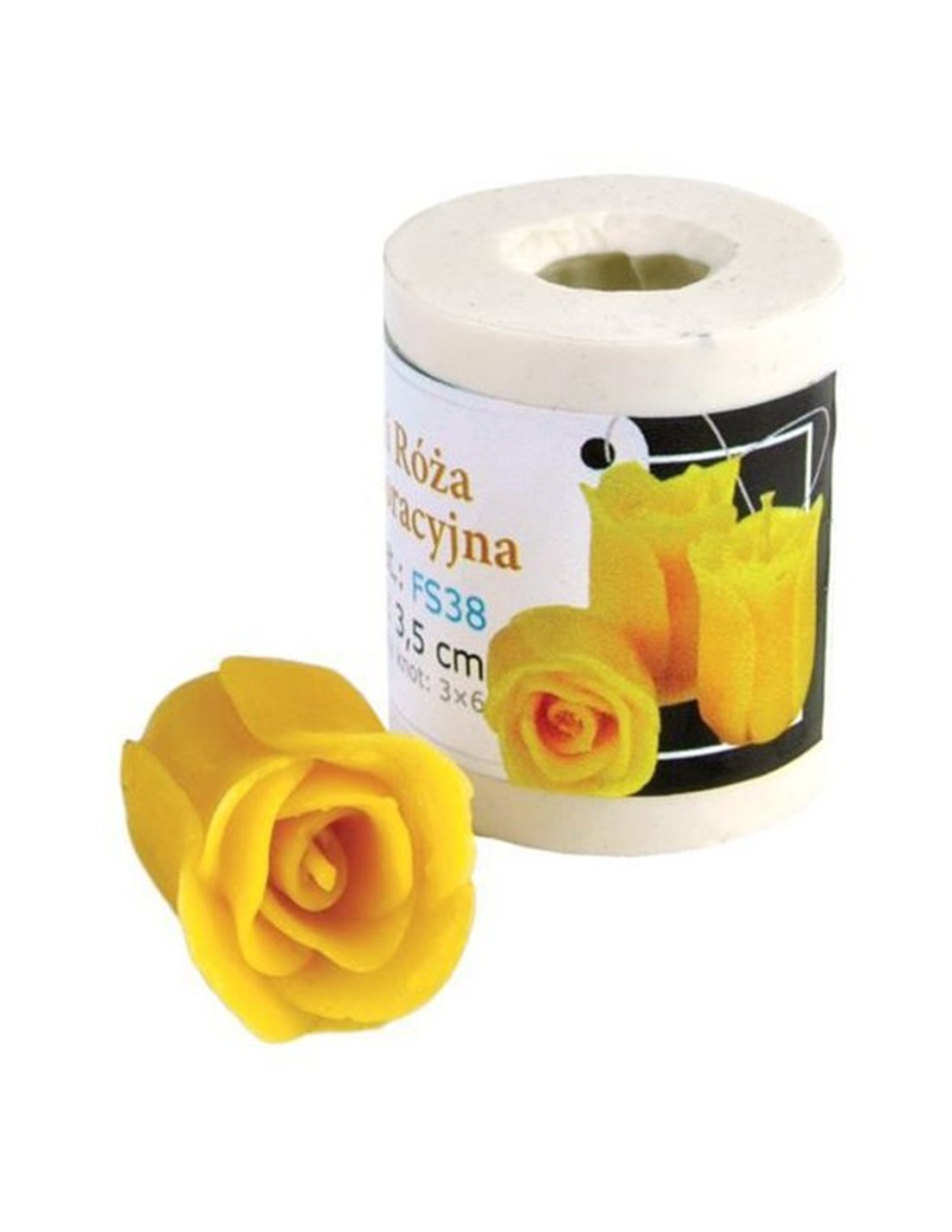Silikonform Die Mini-Rose, dekorativ  FS38