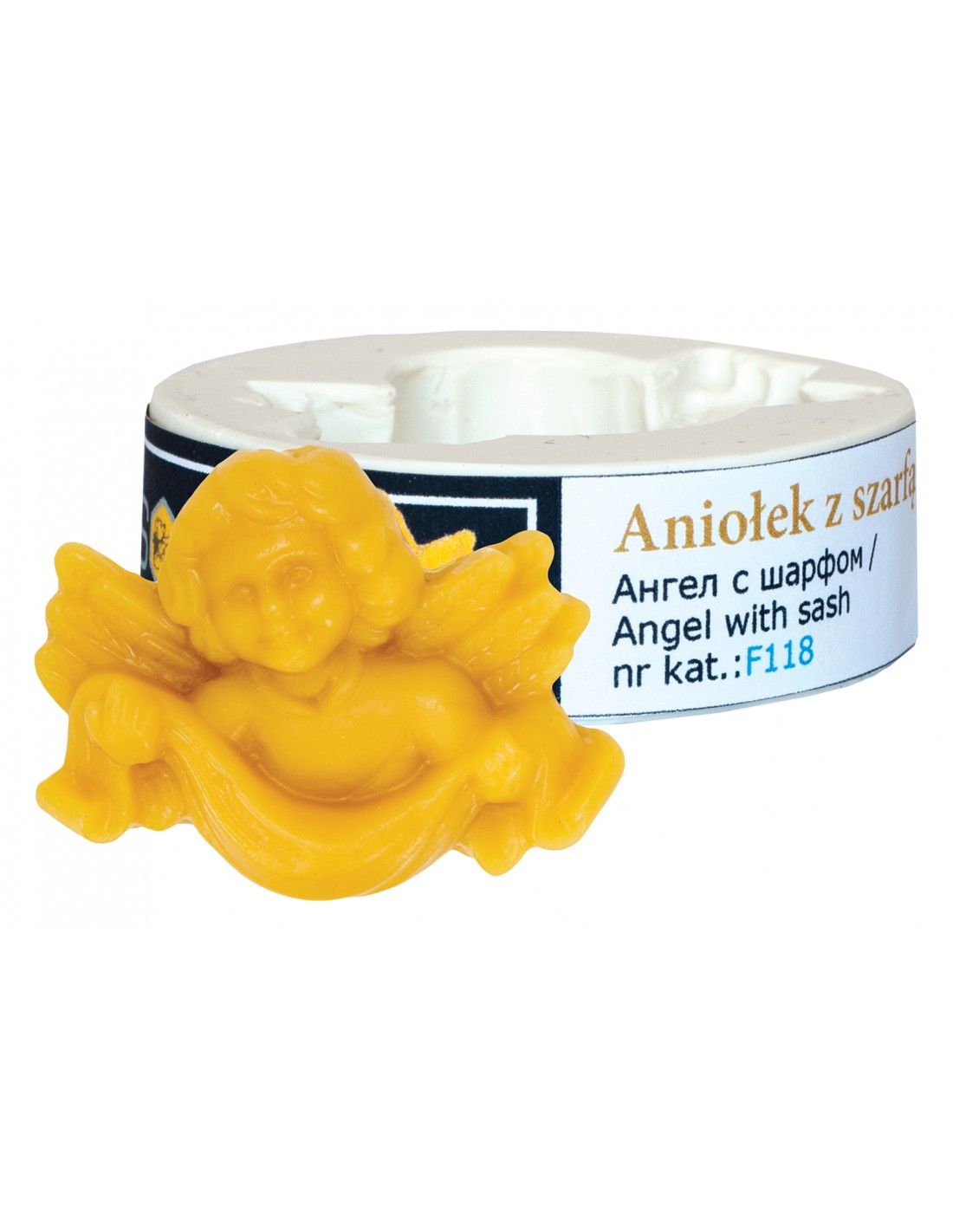 Silikonform Engel mit einer Schärpe F118