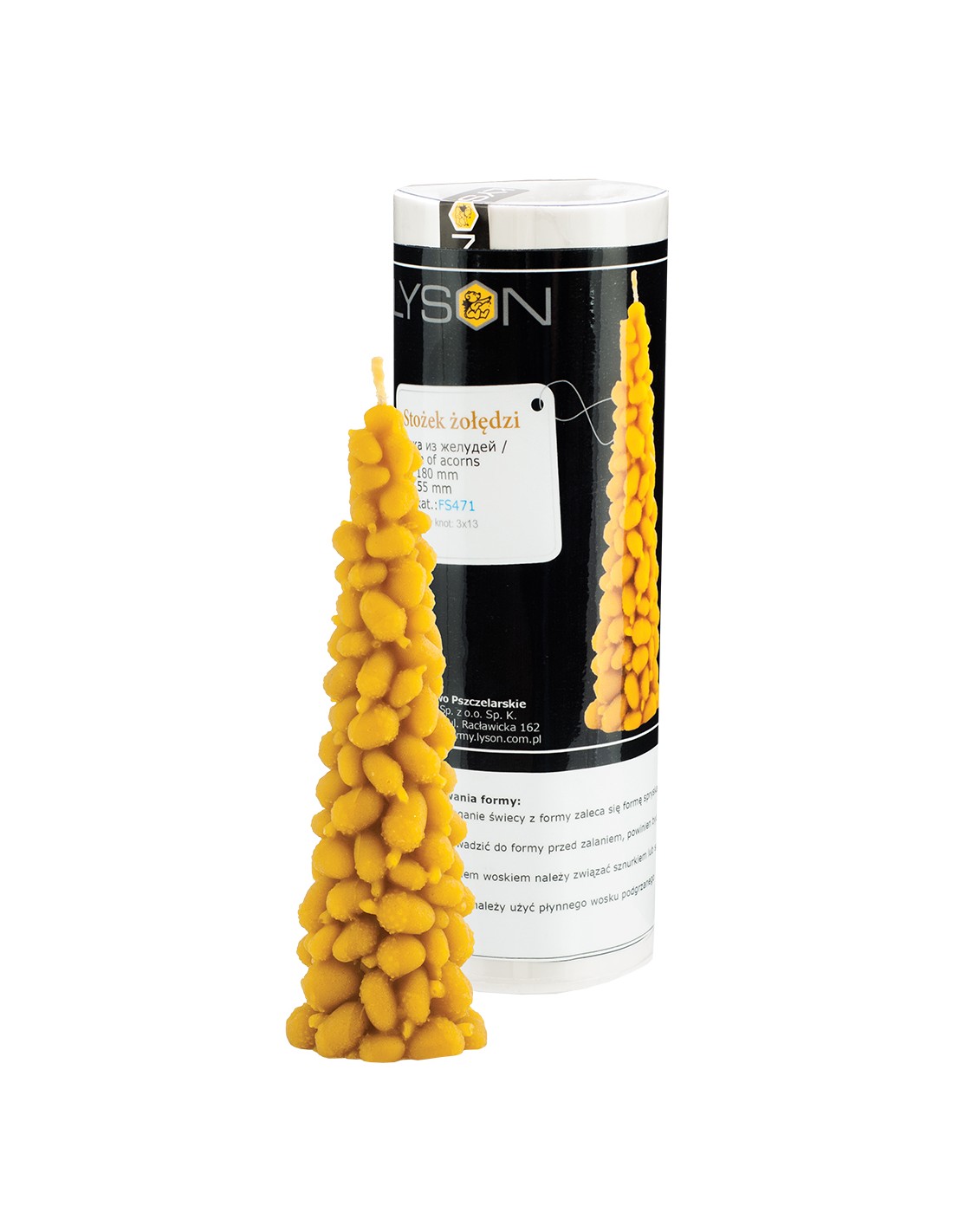 Silikonform - Eichel Pyramide FS471