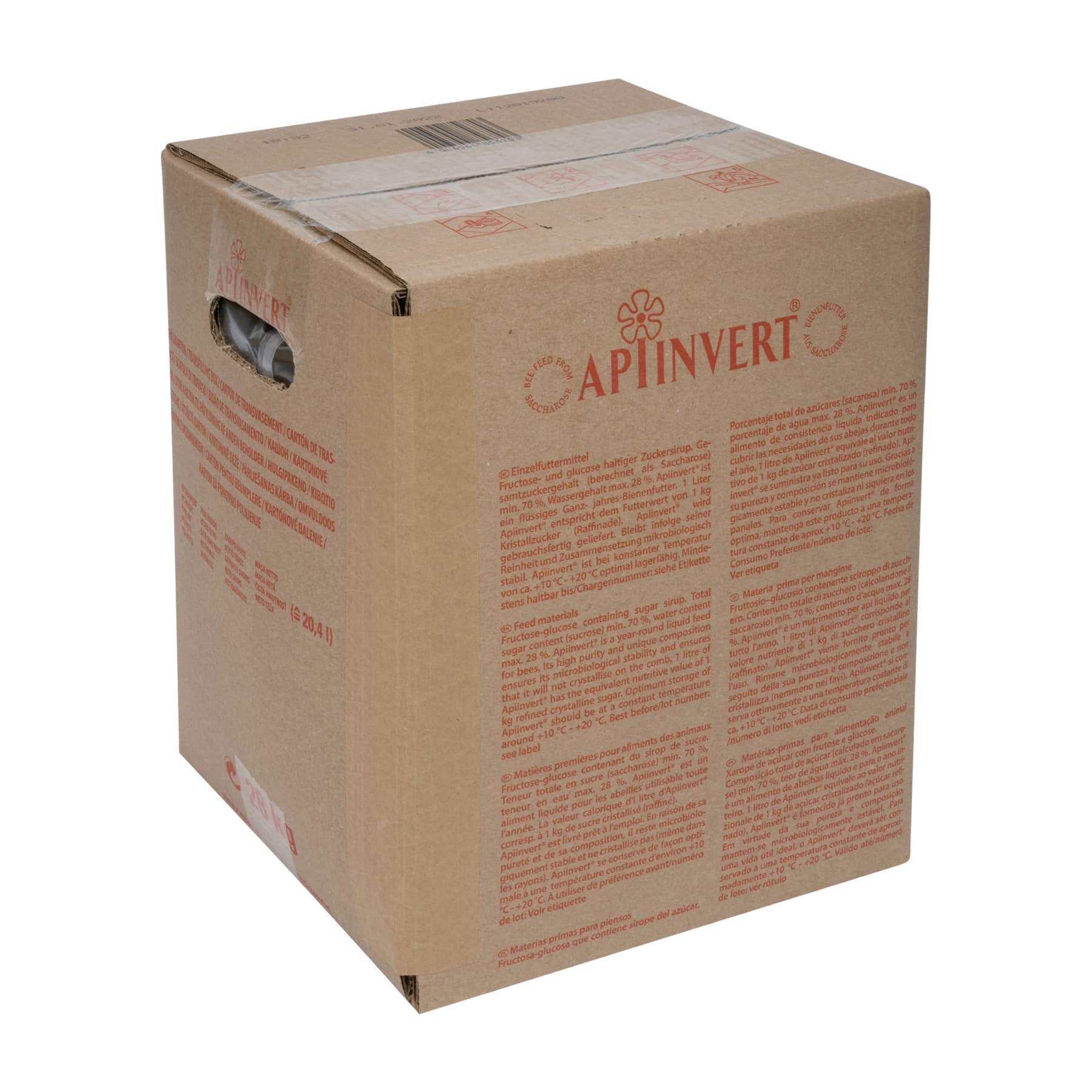 Apiinvert Sirup 28 kg Nachfüllpackung (36 je Palette)
