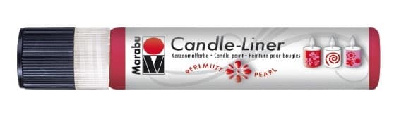 Candle - Liner, 25 ml von Marabu 031 kirschrot