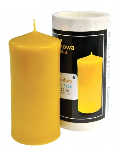 Silikonform - große Stumpenkerze F158