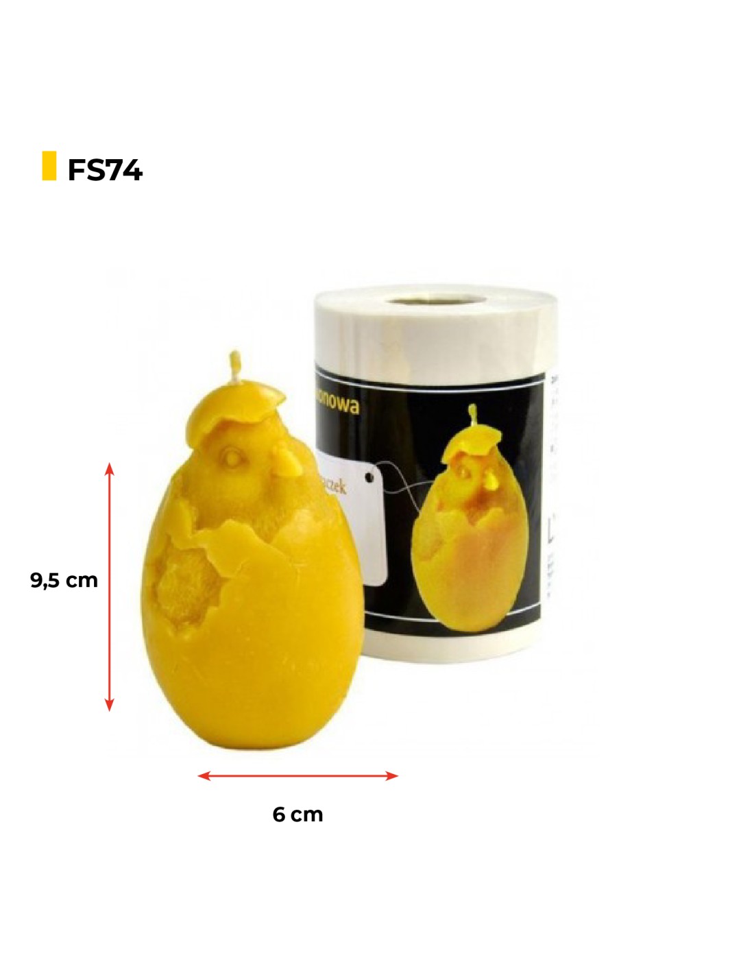 Silikonform Ei mit schlüpfendem Küken FS74