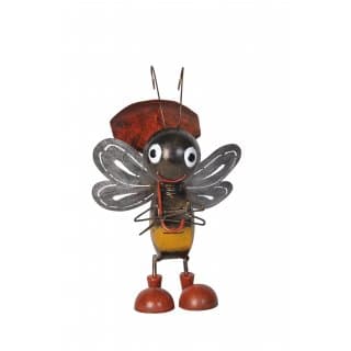 Dekorationsfigur Biene mit Regenschirm, 36x19x23 cm