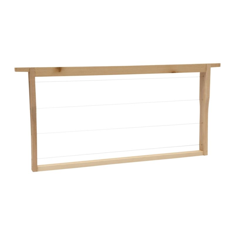 14x Zander Rähmchen Fertig Gedrahtet - Imkereirahmen 477x220mm Aus Kiefernholz